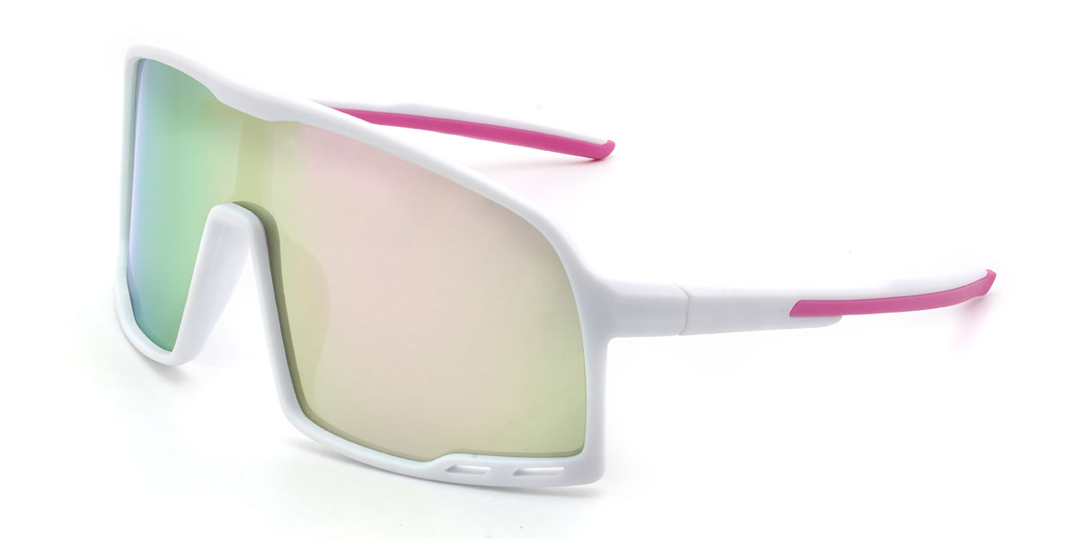 Blanca / Rosa-Espejo Emani Gafas - Cycling Glasses