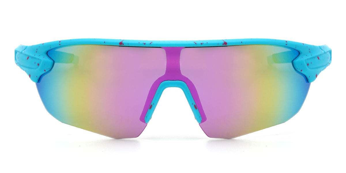 Blue/Rainbow Dimitri - Cycling Glasses