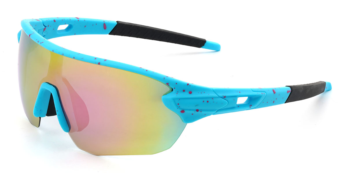 Blue/Rainbow Dimitri Glasses - Cycling Glasses