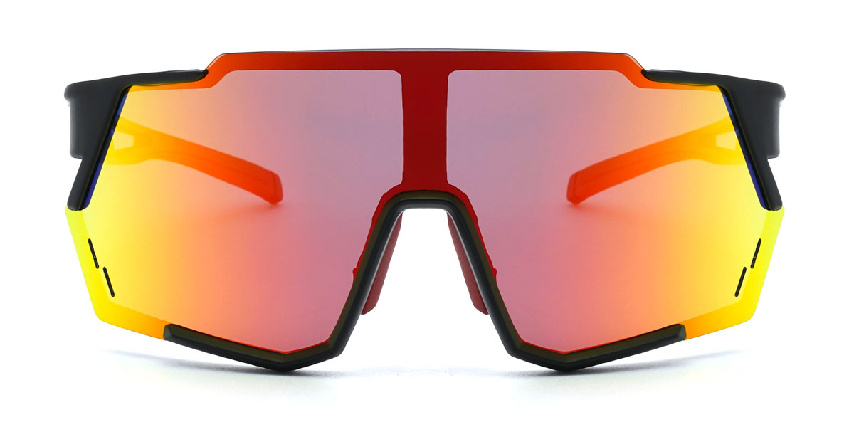 Black/Orange-Mirror Brennan Glasses - Cycling Glasses