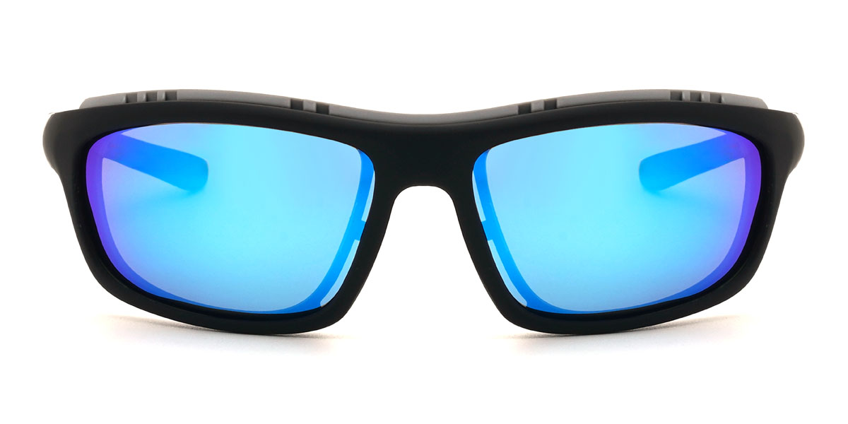 Black/Blue-Mirror Jelani - Cycling Glasses