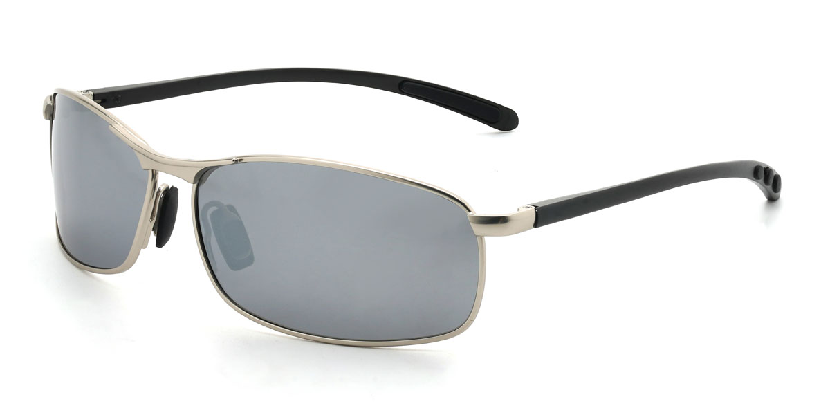 Silver/Grey Nasser Glasses - Cycling Glasses