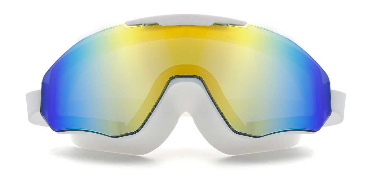 White Blue Yellow Luella - Swimming Goggles Glasses