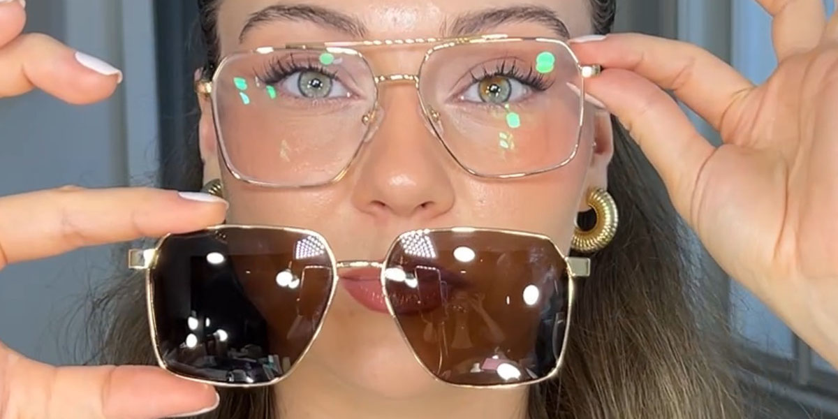 Or Jimmy Lunettes - Aviator Clip-On Sunglasses