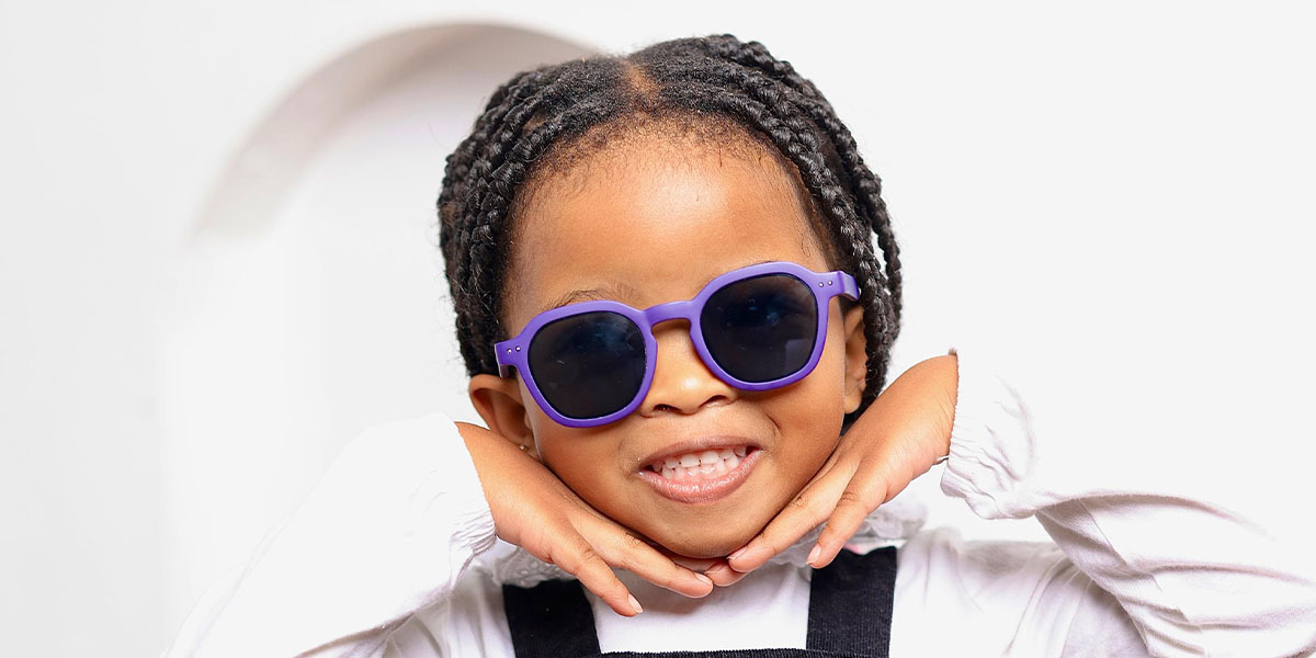 Purple Grey Iverson (Age 3-6) Glasses - Kids Sunglasses