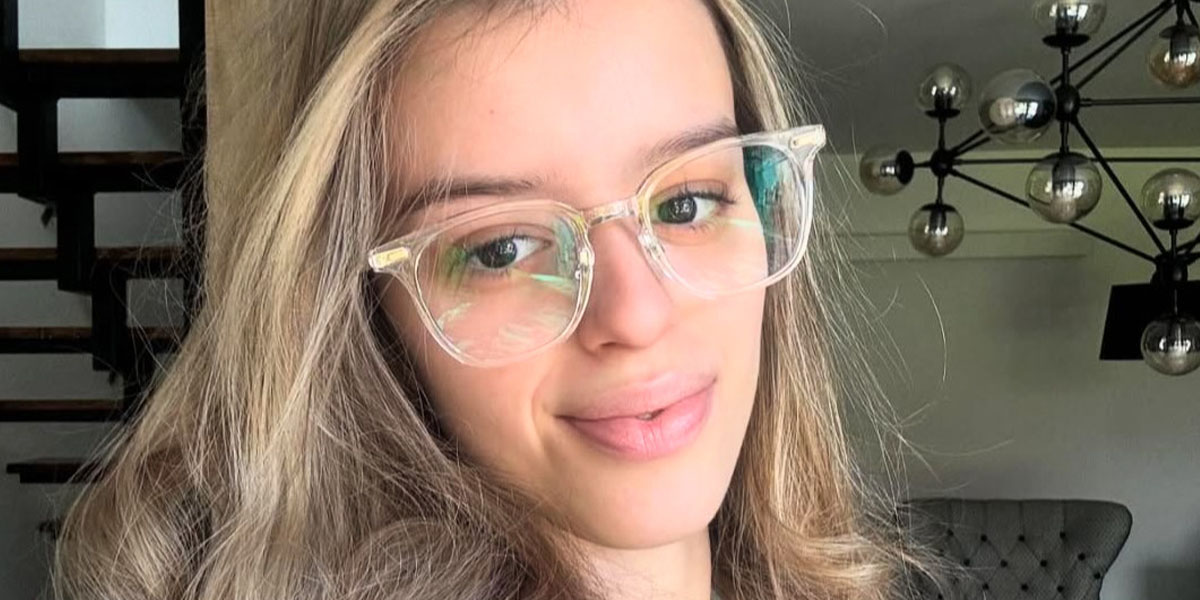 Clear Elly Glasses - Square Glasses