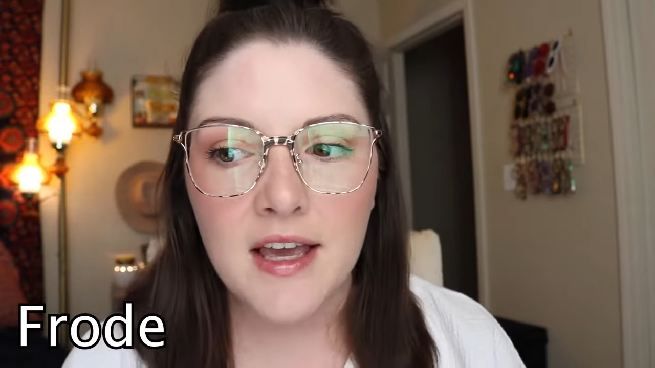 Hannah wearing Lensmart Frode frames, featuring tortoise shell design, metal construction, and adjustable nose pads as her top - pick go - to eyewear.