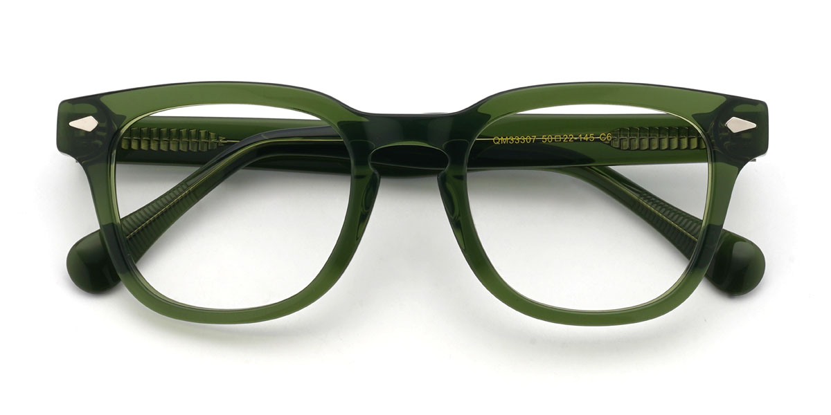 Grün Eliseo Brille - Rectangle Glasses