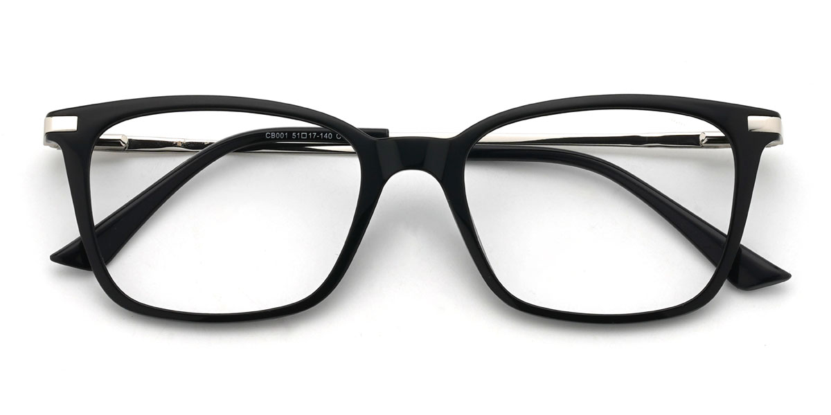 Schwarz Jacobi Brille - Rectangle Glasses