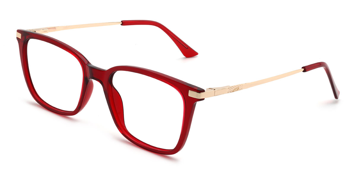 Piros Jacobi Szemüveg - Rectangle Glasses