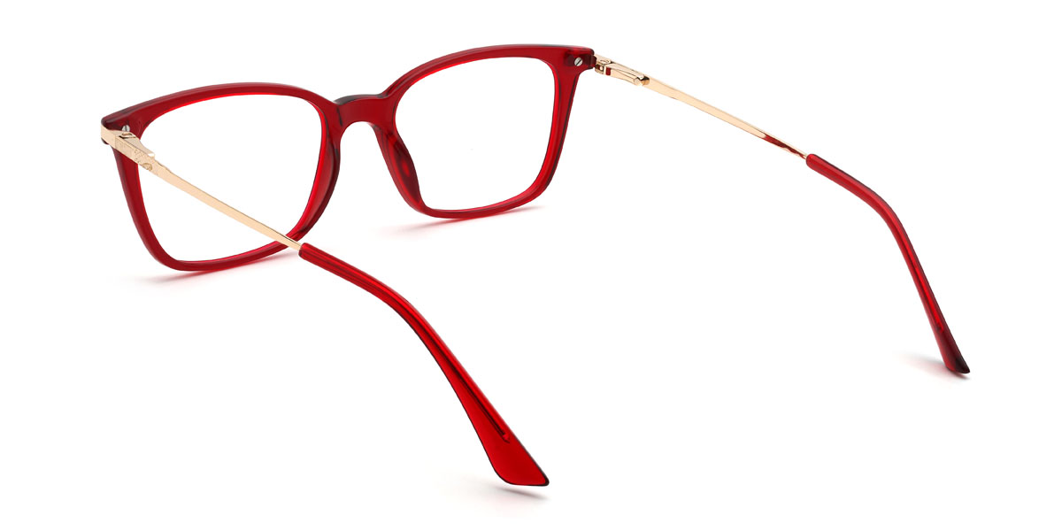 Piros Jacobi Szemüveg - Rectangle Glasses
