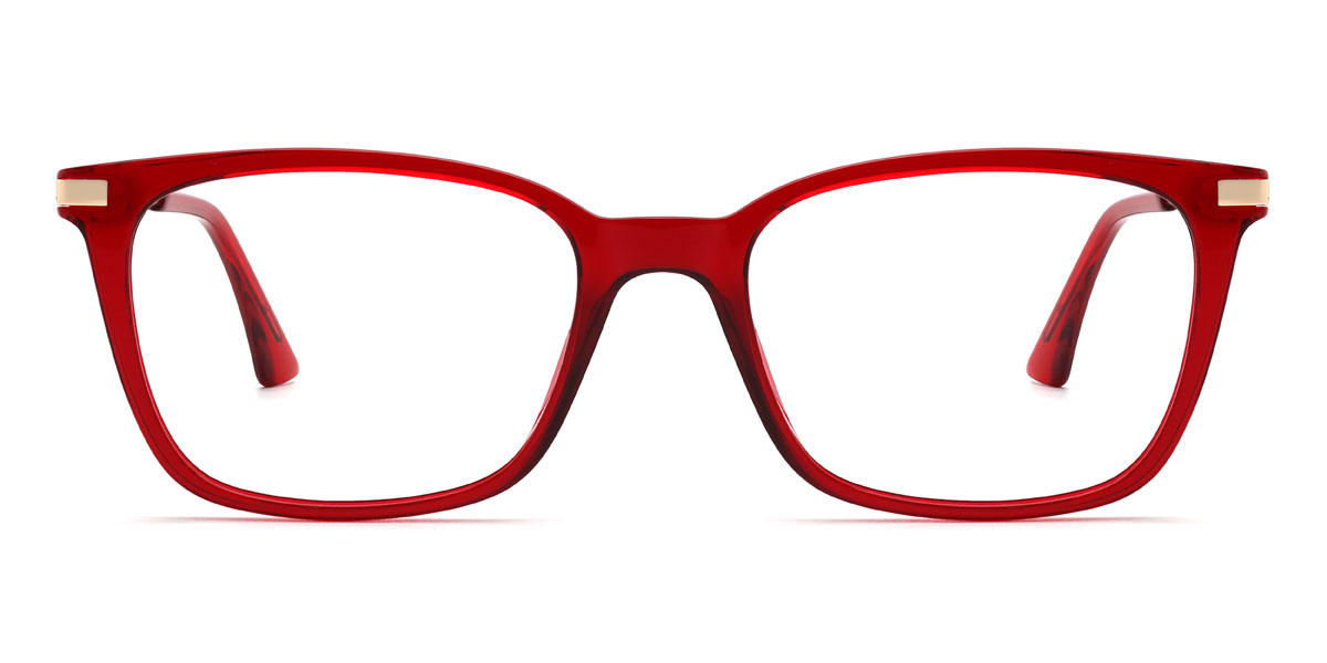 Piros Jacobi Szemüveg - Rectangle Glasses