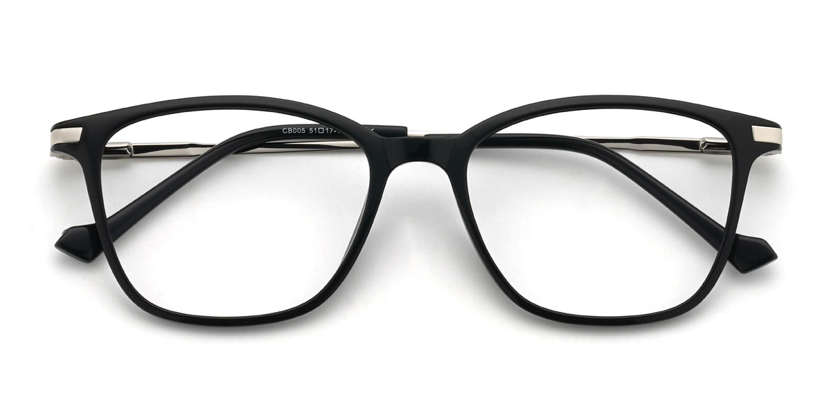 Schwarz Leanne Brille - Rectangle Glasses