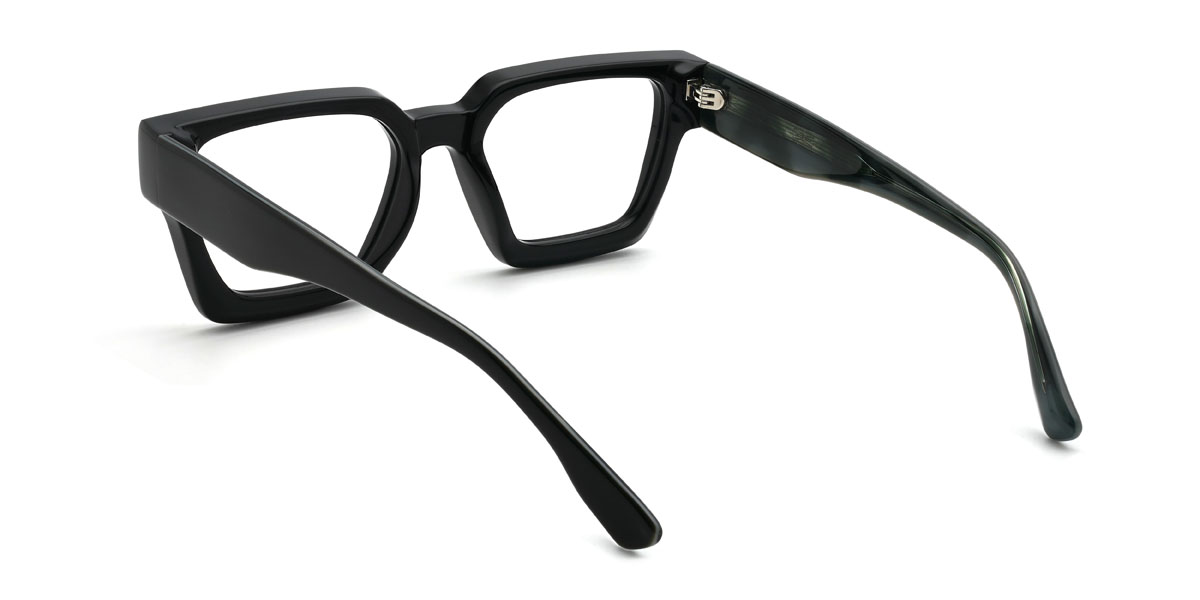 Fekete Lumi Szemüveg - Rectangle Glasses