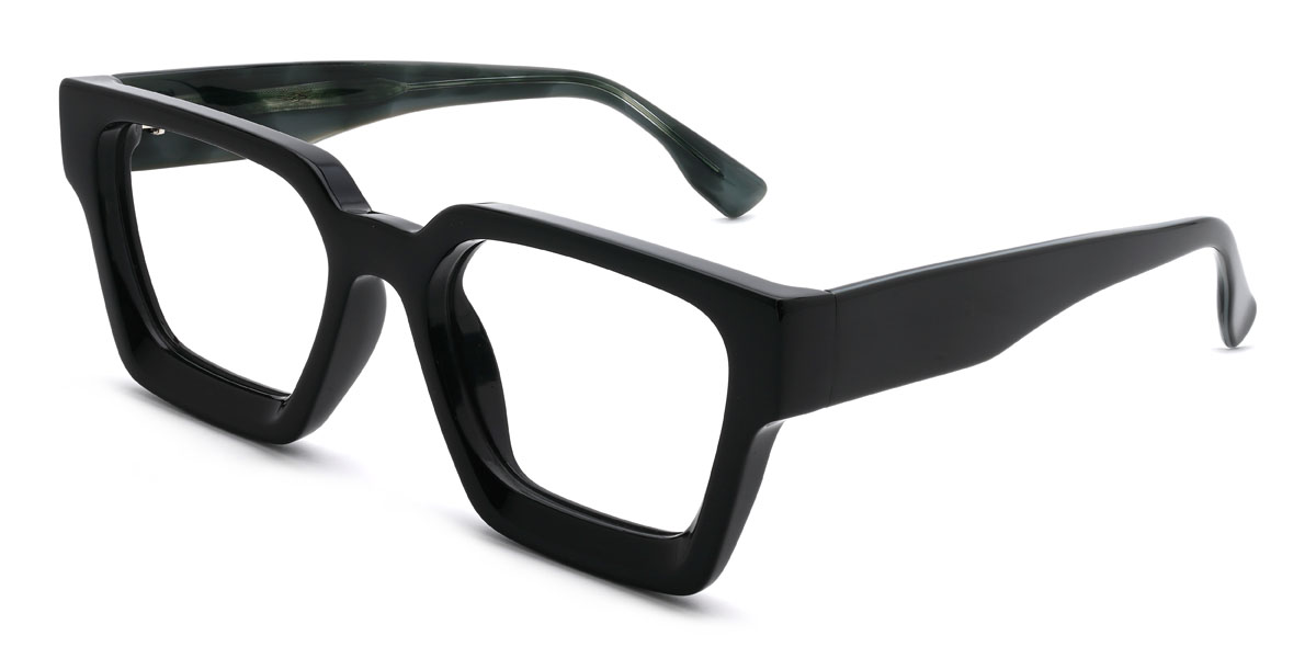 Fekete Lumi Szemüveg - Rectangle Glasses