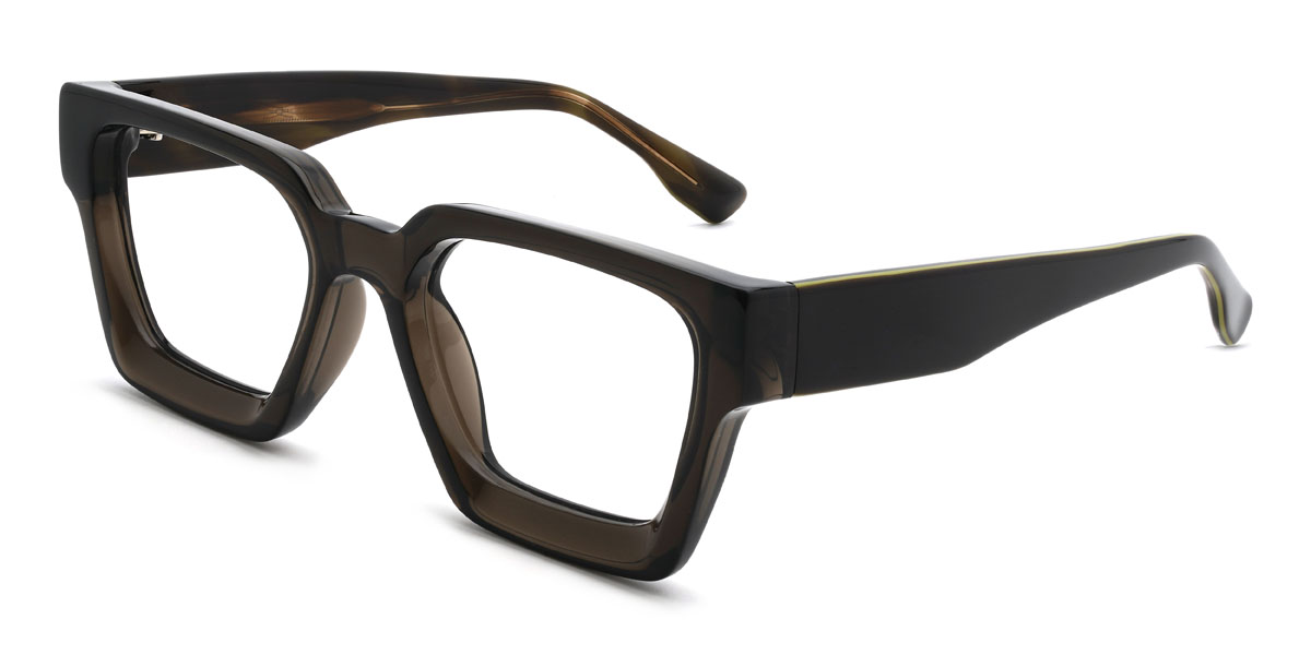 Braun Lumi Brille - Rectangle Glasses