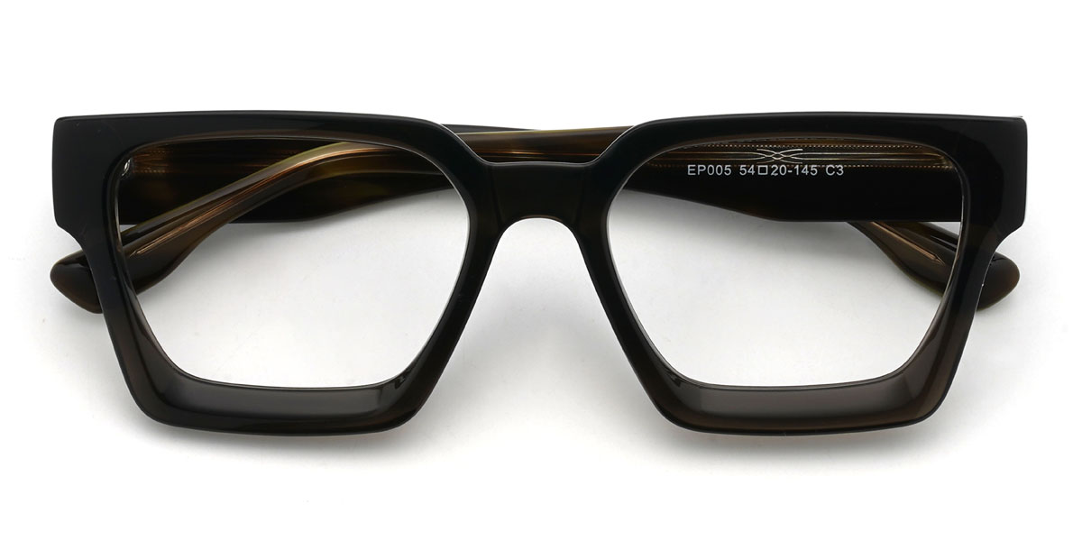 Braun Lumi Brille - Rectangle Glasses