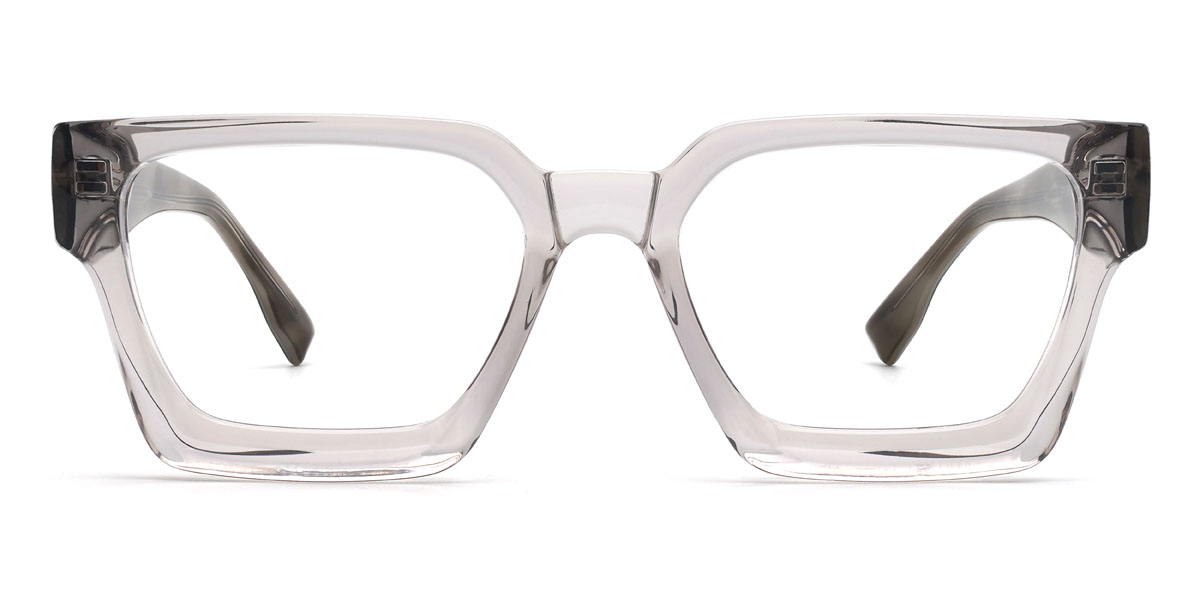 Gris clair Lumi Lunettes - Rectangle Glasses