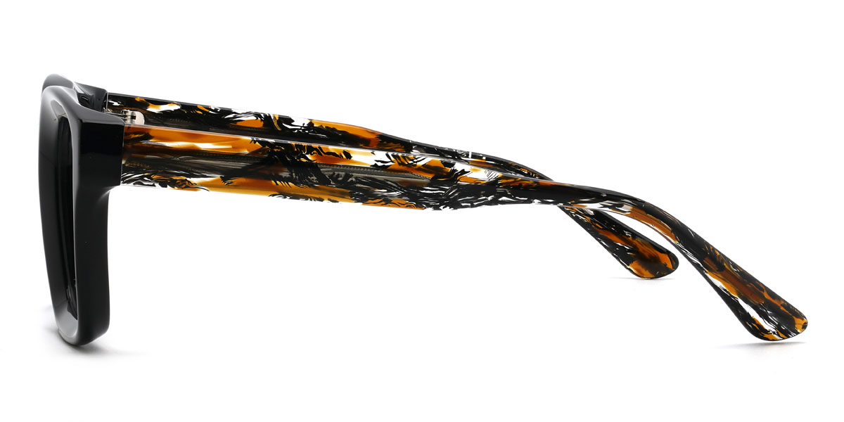 Schwarz Kiya Brille - Rectangle Glasses