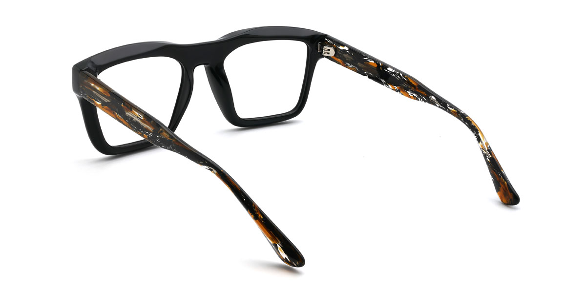 Schwarz Kiya Brille - Rectangle Glasses