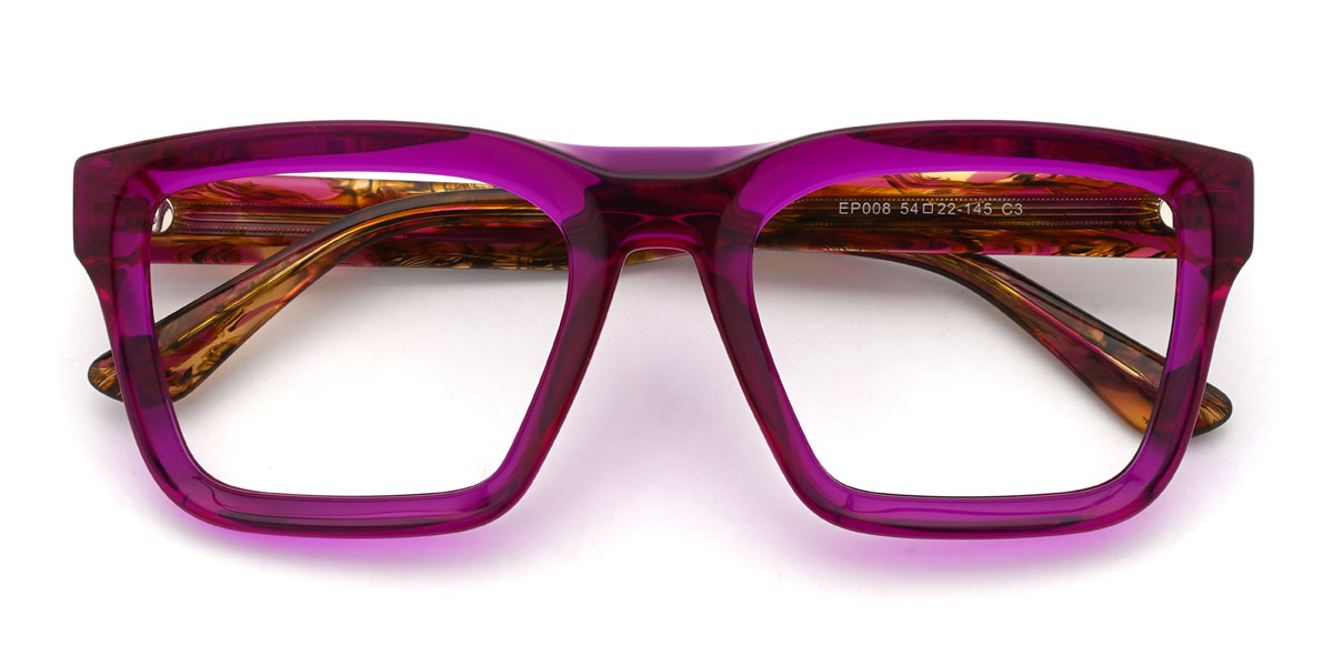 Lila Kiya Brille - Rectangle Glasses