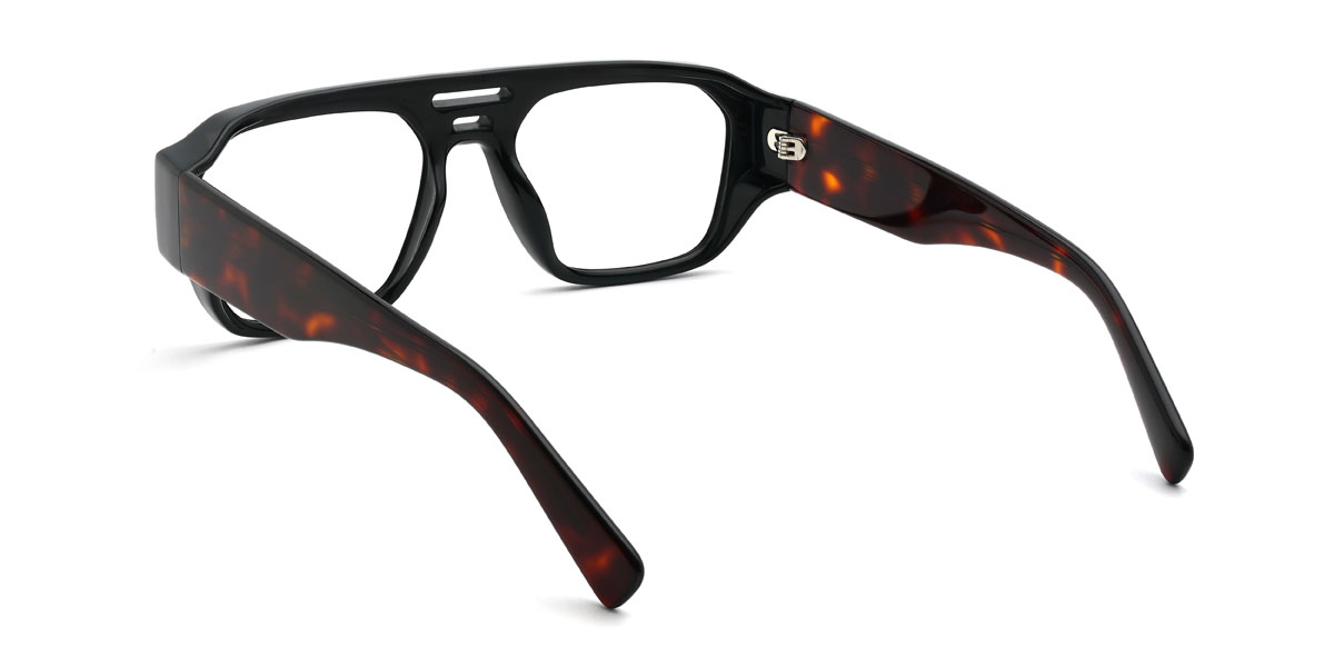 Schwarz Derick Brille - Aviator Glasses