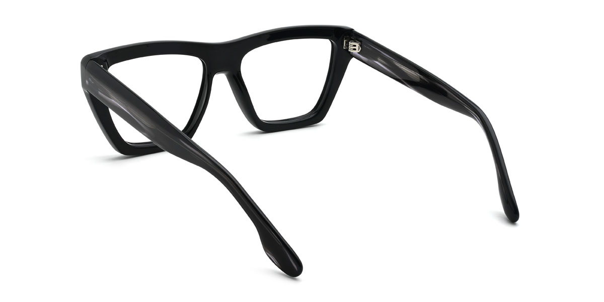 Noir Austen Lunettes - Rectangle Glasses