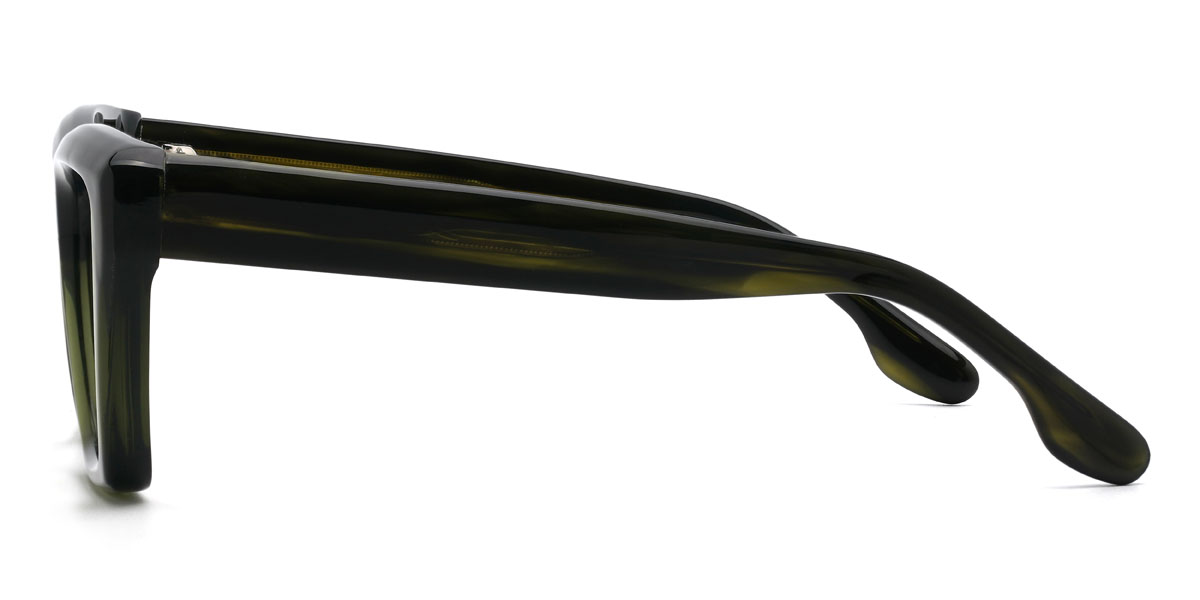Profond Vert Austen Lunettes - Rectangle Glasses