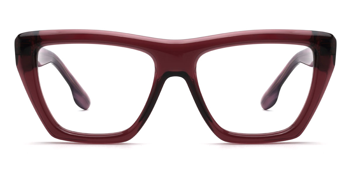 Cassis Lila Austen Brille - Rectangle Glasses