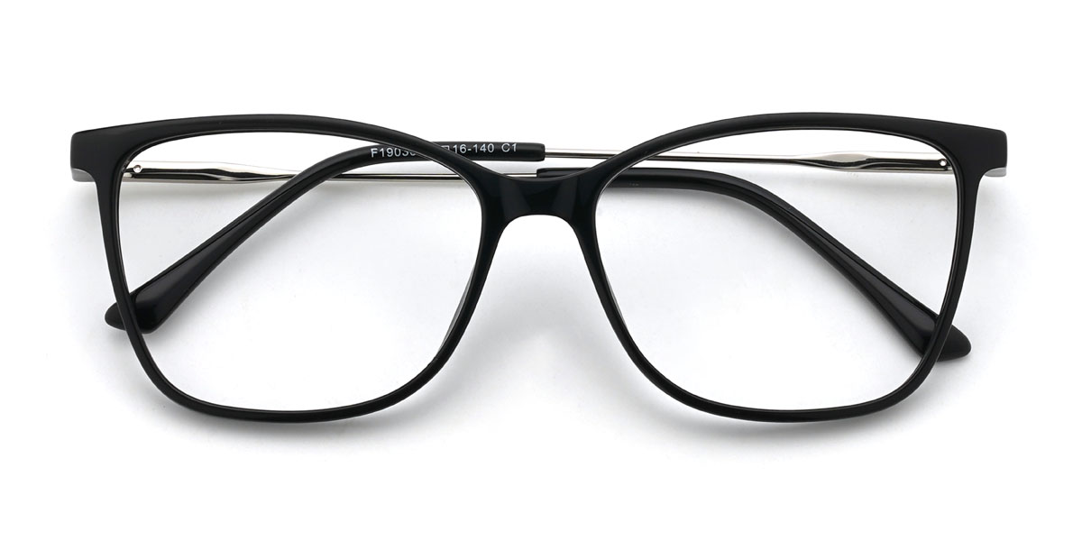 Noir Rosalyn Lunettes - Rectangle Glasses
