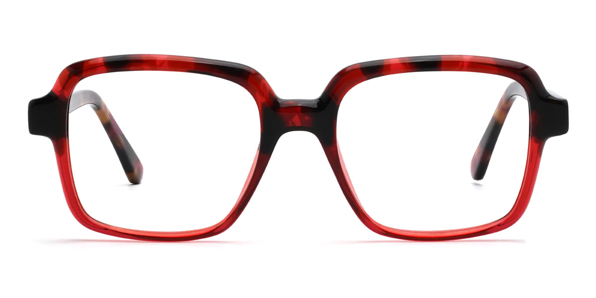 Rot Schildpatt Micaela Brille - Rectangle Glasses