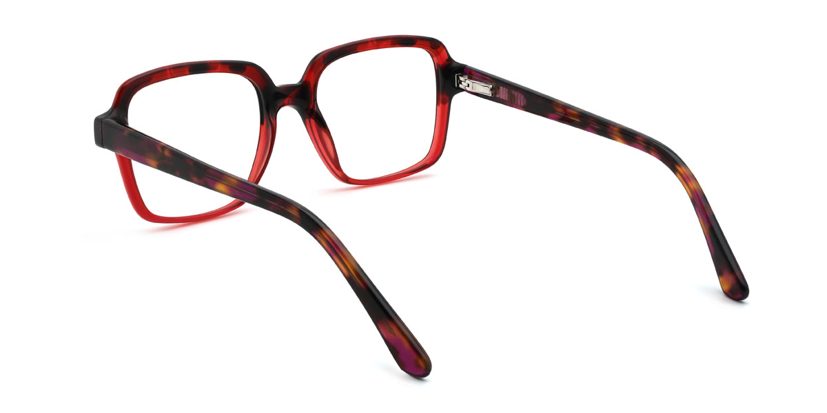 Rot Schildpatt Micaela Brille - Rectangle Glasses