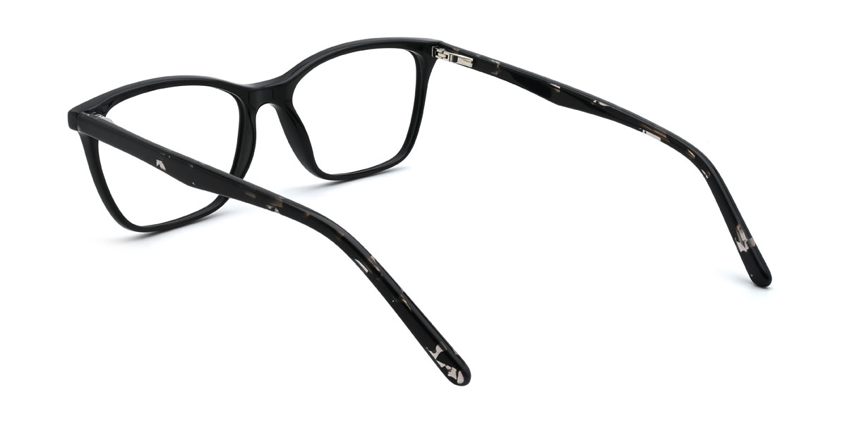 Noir Estela Lunettes - Rectangle Glasses
