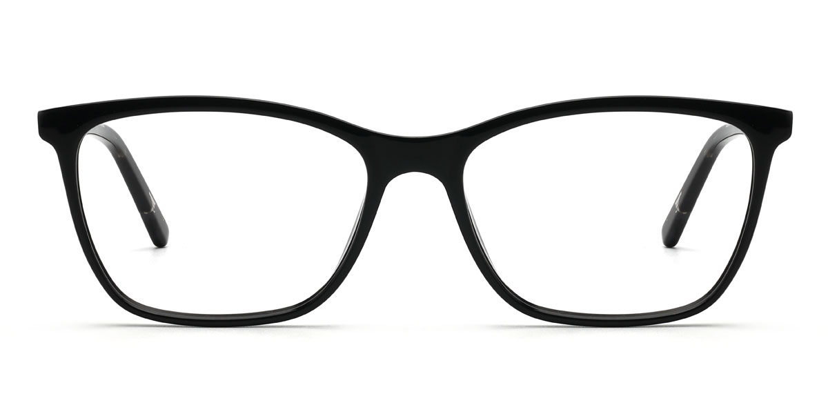 Noir Estela Lunettes - Rectangle Glasses