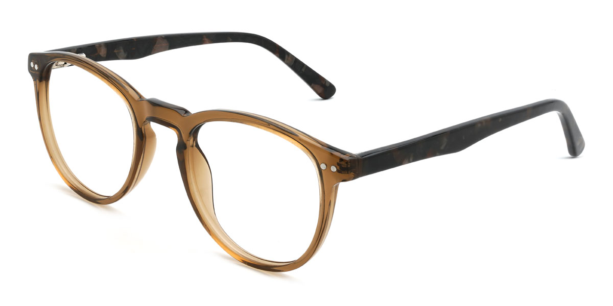 Barna Anneliese Szemüveg - Oval Glasses