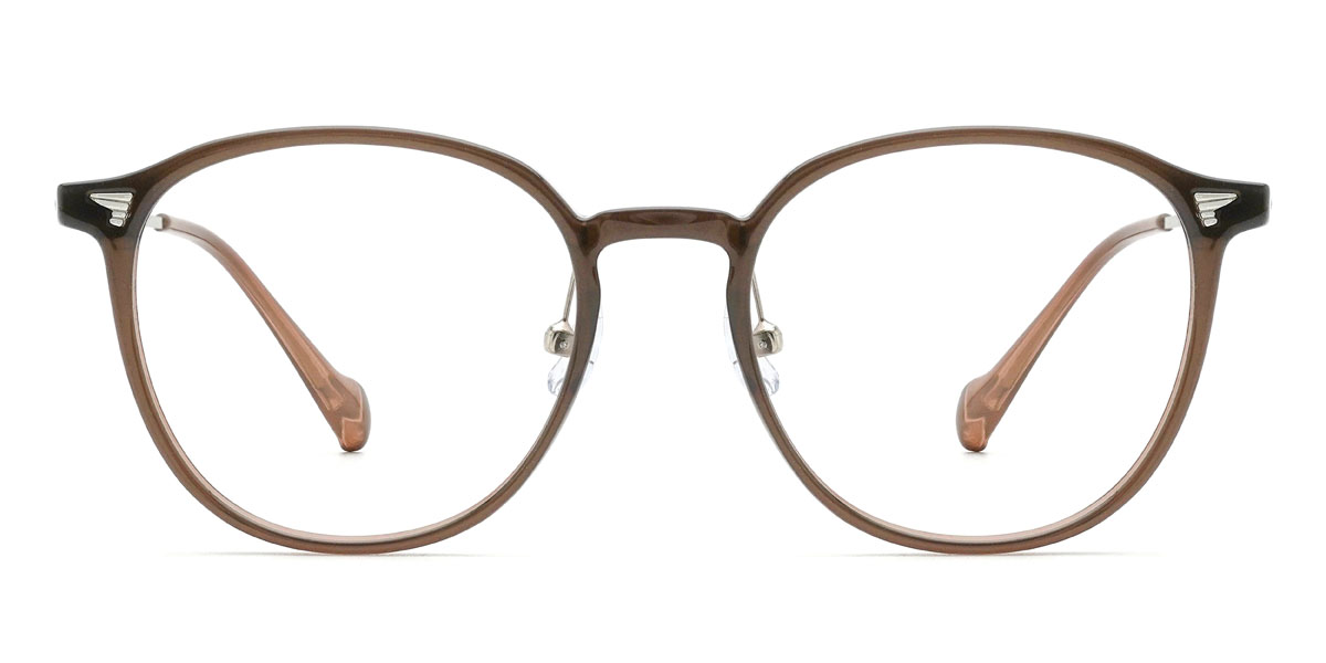 Marrom Xaylen - Oval Glasses
