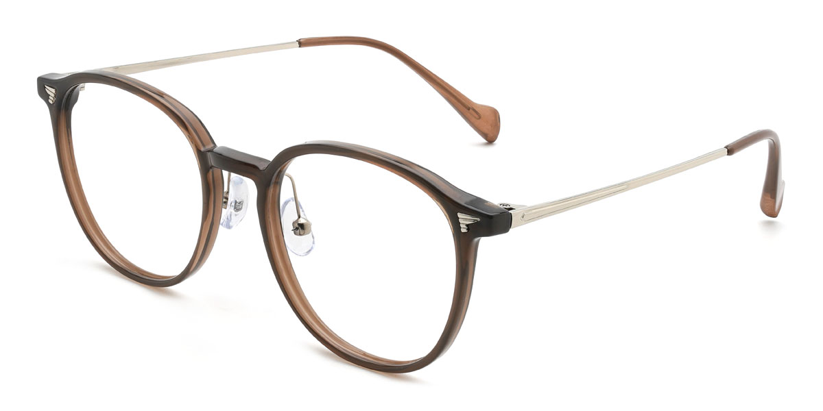 Marrón Xaylen Gafas - Oval Glasses
