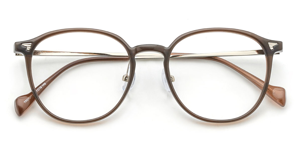 Marrón Xaylen Gafas - Oval Glasses