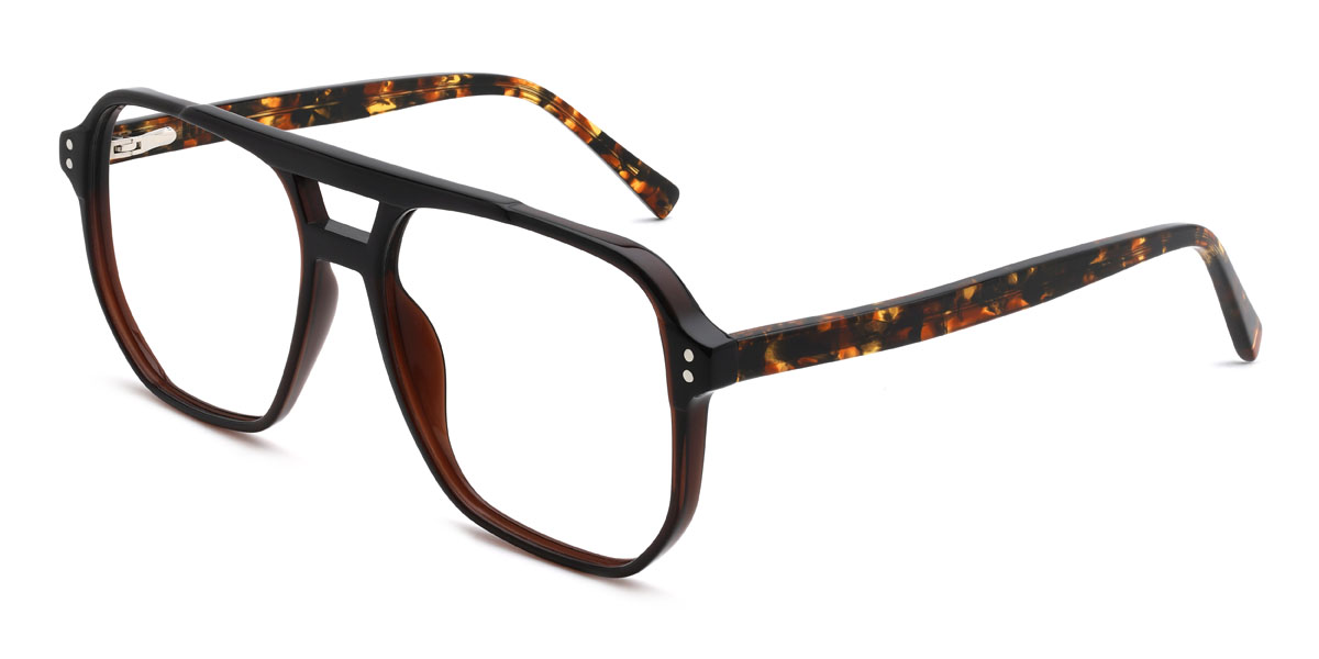 Brown Orhan Glasses - Aviator Glasses