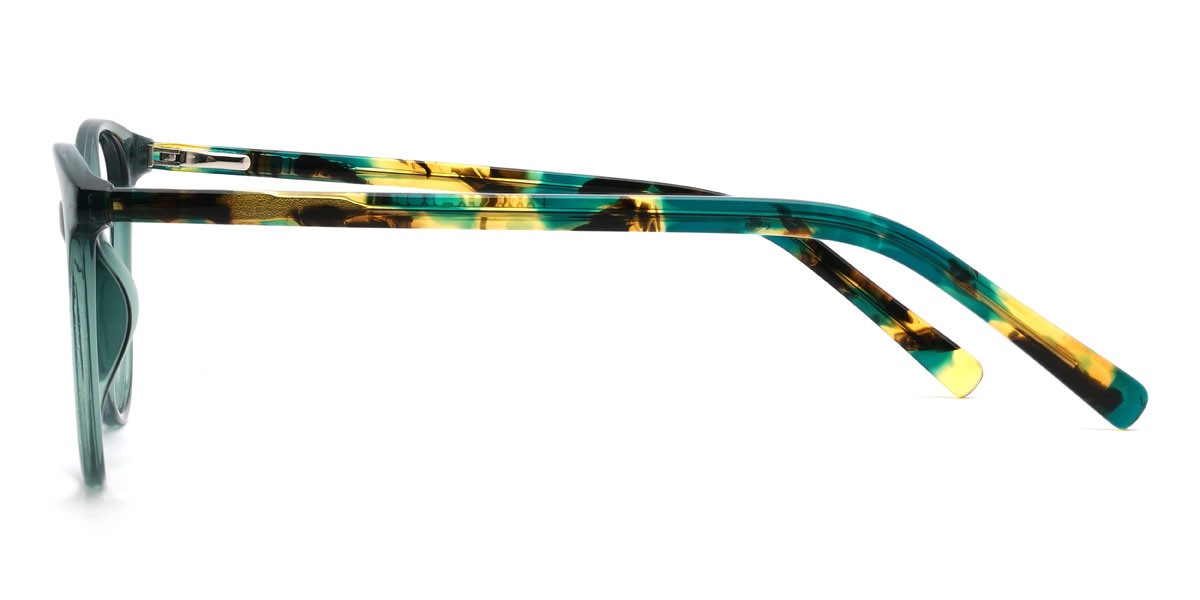 Green Shania Glasses - Oval Glasses