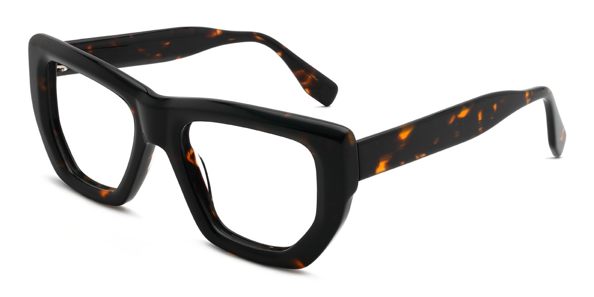 Écaille Johnnie Lunettes - Rectangle Glasses