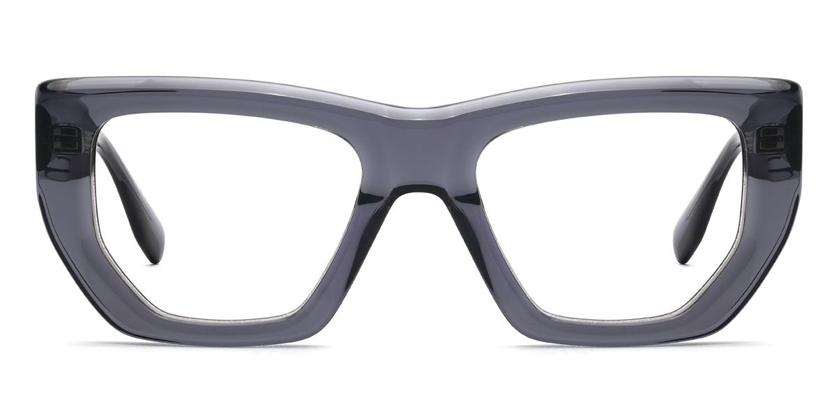 Grey Johnnie Glasses - Rectangle Glasses
