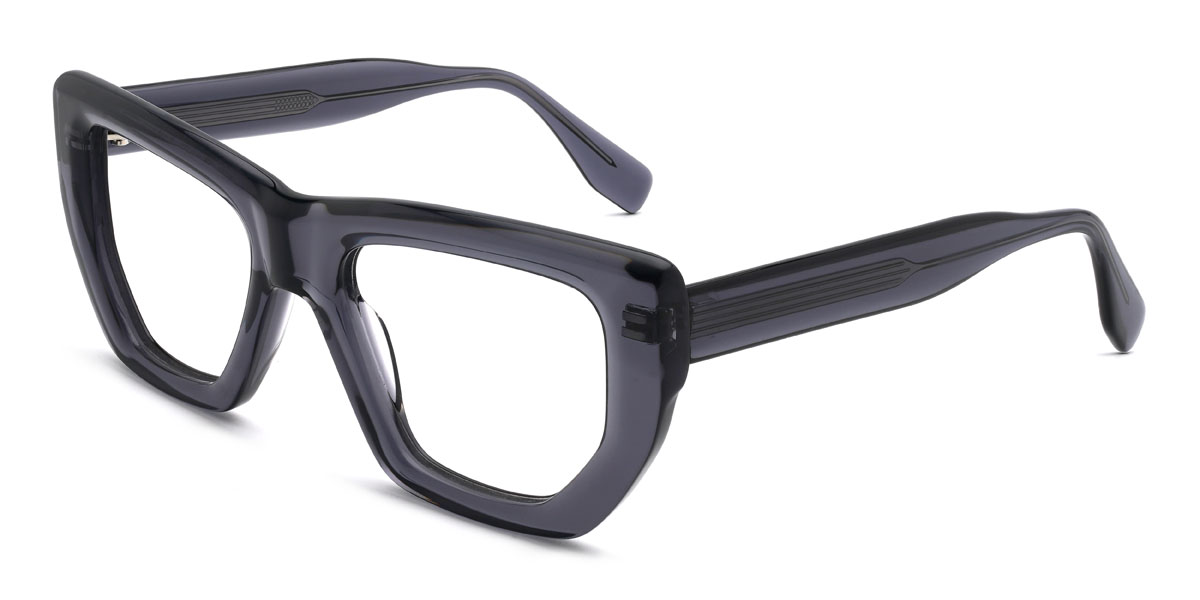 Grey Johnnie Glasses - Rectangle Glasses
