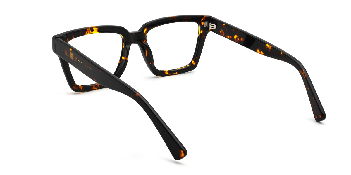 Tortoiseshell Claira Glasses - Rectangle Glasses