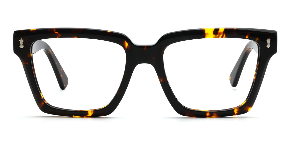 Tortoiseshell Claira Glasses - Rectangle Glasses