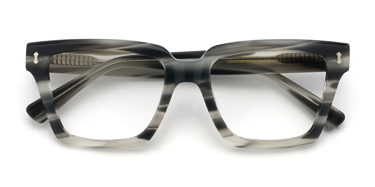 Grey Claira Glasses - Rectangle Glasses