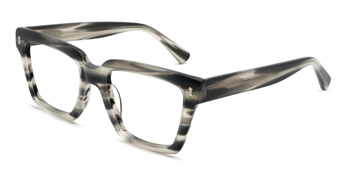 Grey Claira Glasses - Rectangle Glasses
