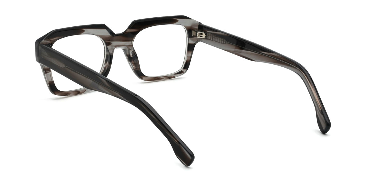 Black Tortoiseshell Amberly Glasses - Rectangle Glasses