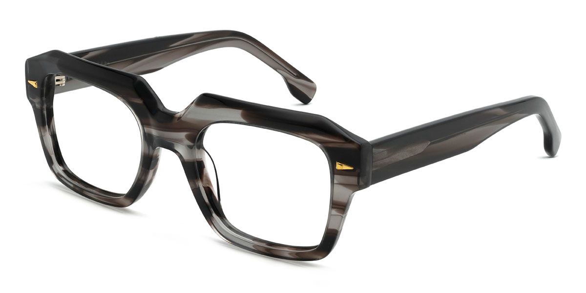 Black Tortoiseshell Amberly Glasses - Rectangle Glasses