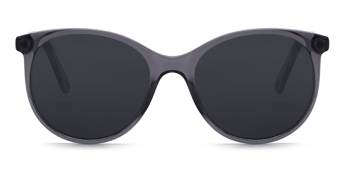 Grey Grey Zaydan Glasses - Oval Sunglasses